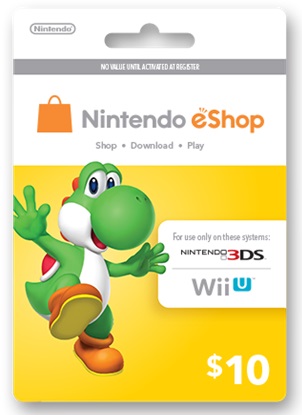 Nintendo eShop Gutschein Code 10 $USD USA E-Shop Switch/3ds/Wii U Key ...