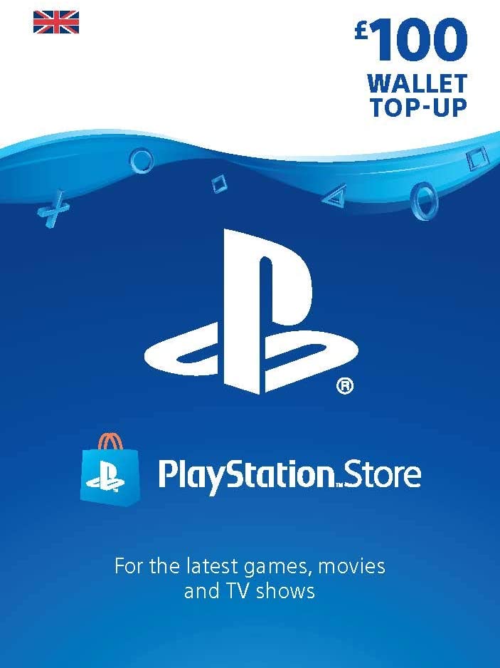 £100 UK PlayStation PSN Card GBP Wallet Top Up Pounds PSN Store Code